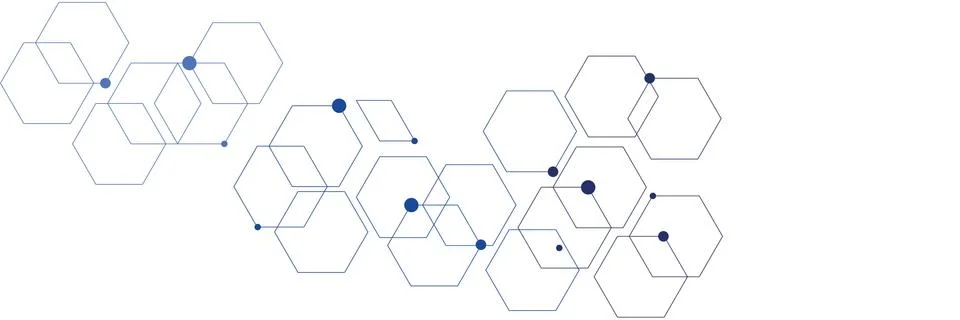 Abstract background consisting of set of hexagonal cells. Stock Illustration