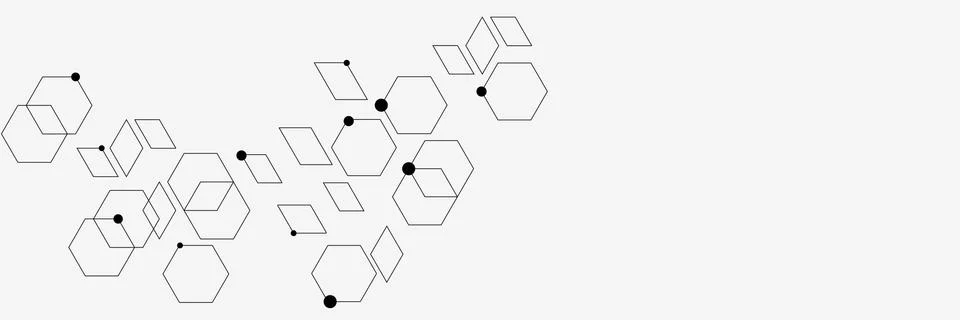 Abstract background consisting of set of hexagonal cells. Stock Illustration
