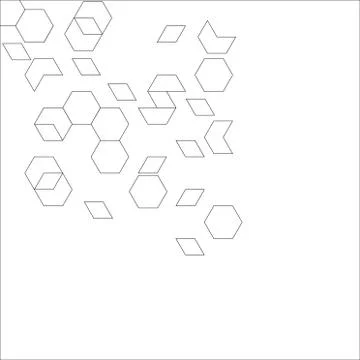 Abstract background consisting of set of hexagonal cells. 스톡 일러스트