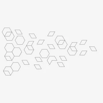 Abstract background consisting of set of hexagonal cells. 스톡 일러스트
