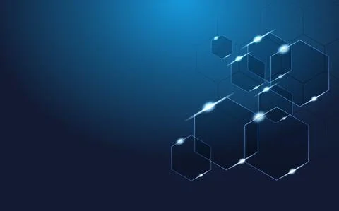 Abstract background consisting of set of hexagonal cells. Vector Graphics Stock Illustration