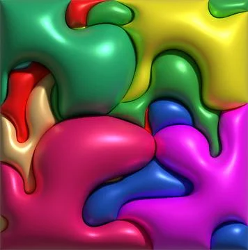 An abstract background consisting of tightly adjacent volumetric elements o.. Illustrazione stock