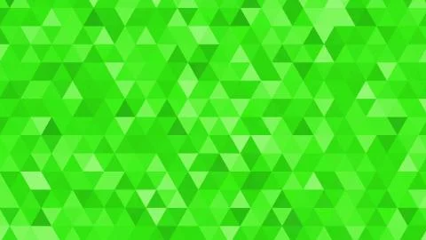 Abstract background consisting triangles with different shades of green. Illustrazione stock