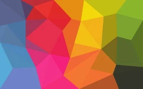 Abstract background consisting of triangles Stock Illustration