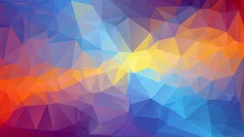 Abstract background consisting of triangles Illustrazione stock