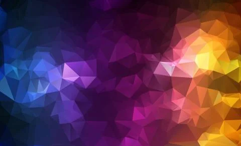 Abstract background consisting of triangles Stock Illustration