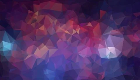 Abstract background consisting of triangles Stock Illustration