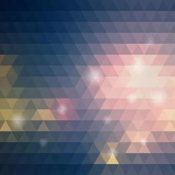 Abstract background consisting of triangles Stock Illustration