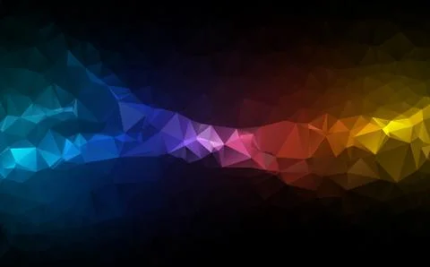 Abstract background consisting of triangles Stock Illustration