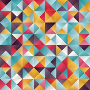 Abstract background consisting of triangles Stock Illustration