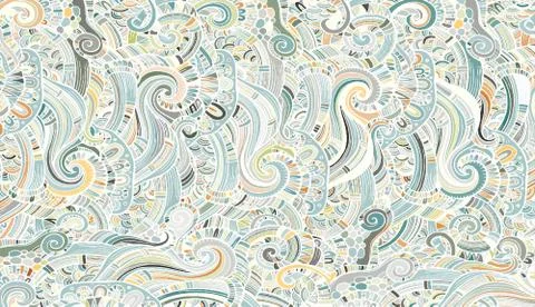 Abstract background consisting of various forms Stock Illustration