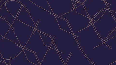 Abstract background consists of chaotic and smooth movement of lines and th.. Stock Footage 313589610