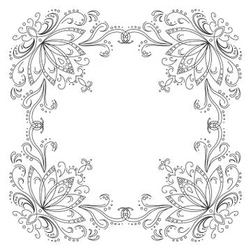 Abstract background, contours Stock Illustration