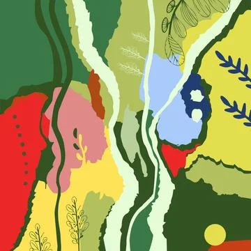 Abstract background conveying spring awakening Stock Illustration