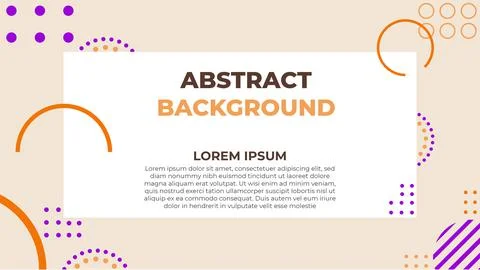 Abstract background with copy space template Stock Illustration