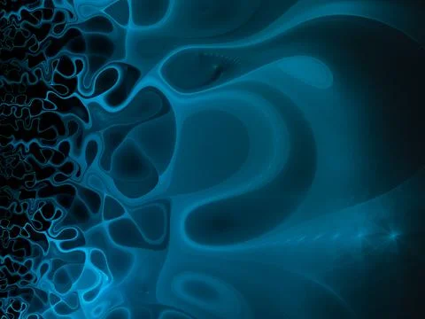 Abstract background with copyspace - chaotic curved lines Stock Illustration