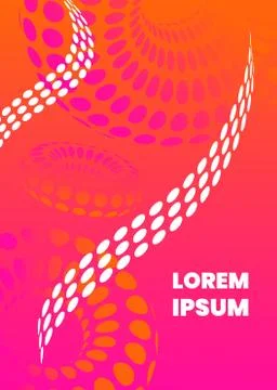 Abstract background, cover design. Future geometric patterns. gradient circle Stock Illustration