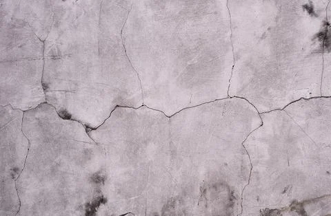 Abstract background, Crack and scratch surface of a white cement wall Stock Photos