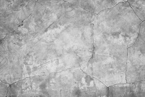 Abstract background, Crack and scratch surface of cement wall Stock Photos