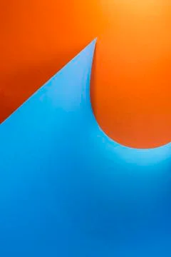 Abstract background created from colored paper sheets Фото