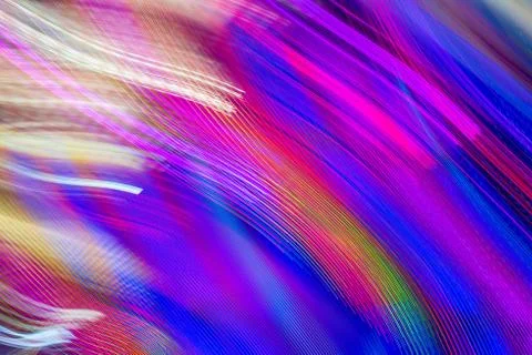 Abstract background created using a long exposure time and multicolored light Illustrazione stock