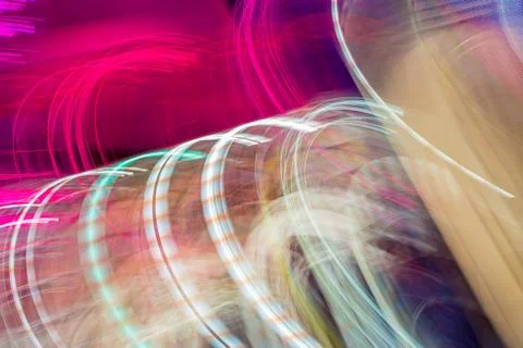 Abstract background created using a long exposure time and multicolored light Stock Illustration