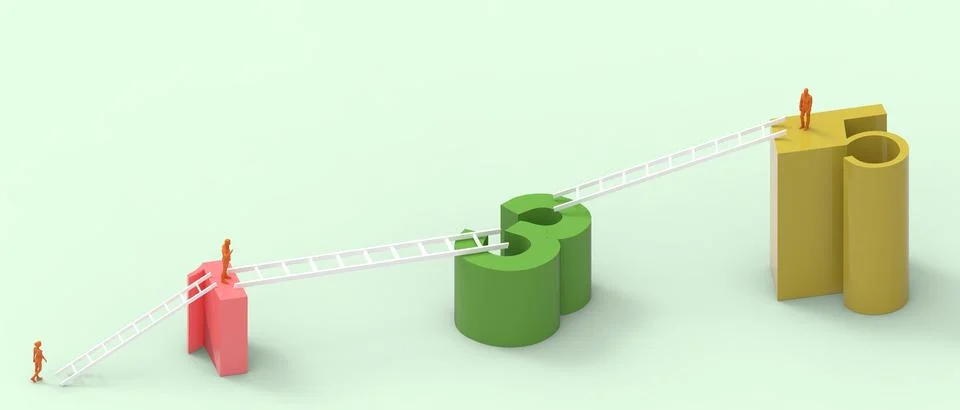 Abstract Background. Creative idea and Business concept. success concept Stock Illustration
