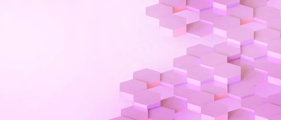 Abstract Background. Creative idea Futuristic Hexagonal shapes with artificial Stock Illustration