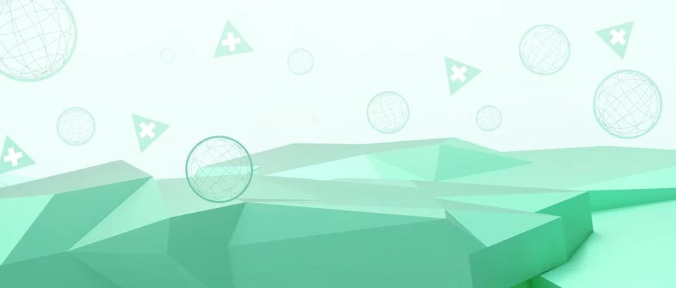 Abstract Background. Creative idea Metaverse Digital Landscape and mountain Stock Illustration