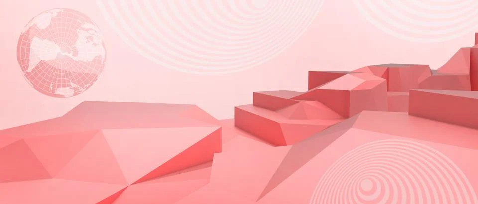 Abstract Background. Creative idea Metaverse Digital Landscape and Futuristic Stock Illustration