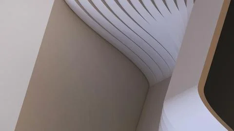 Abstract Background. Creative idea Paper Cut and digital wave for success Stock Illustration