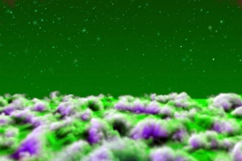 Abstract background creative illustration of magic heaven concept with lights Ilustração Stock