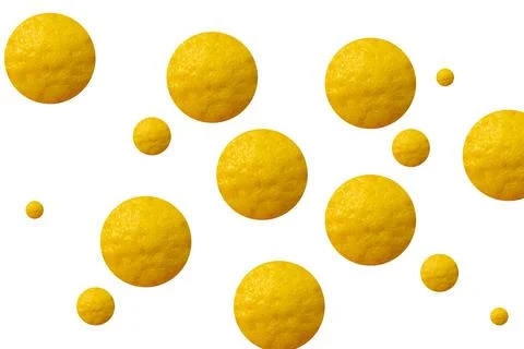 Abstract background. Creative pattern with lemons. Summer fresh pattern on wh Stock Photos