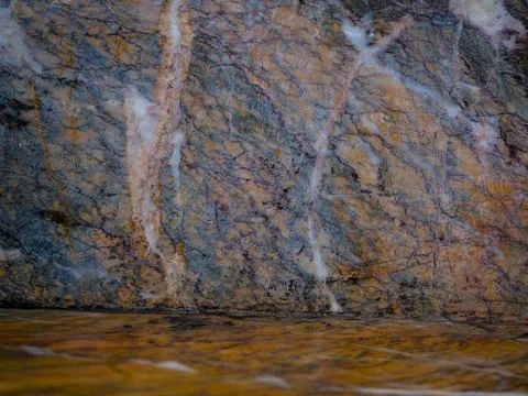 Abstract background, creative texture of marble and gold foil, decorative mar Stock Photos