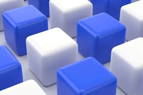 Abstract background of cube. 3D rendering. Illustrazione stock