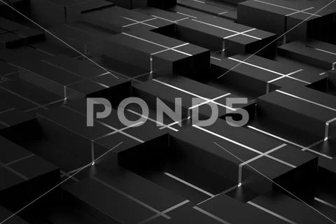 Abstract background of cube. 3D rendering. 库存插图