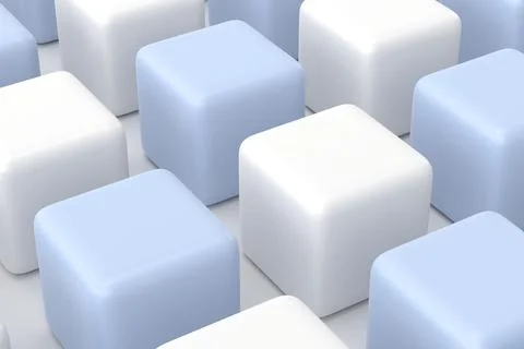 Abstract background of cube. 3D rendering. Stock Photos
