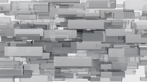 Abstract background of cubes. 3D illustration Stock Illustration