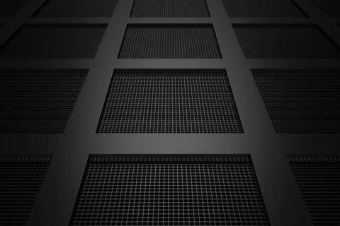 Abstract background of cubes. 3D rendering. Stock Illustration