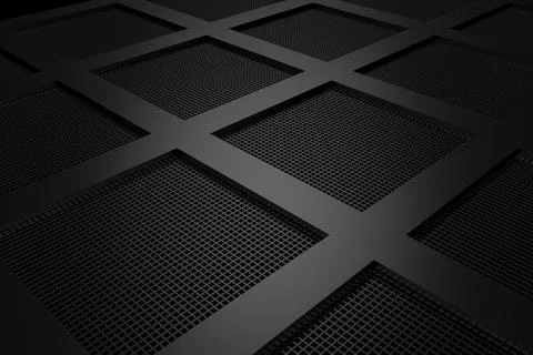 Abstract background of cubes. 3D rendering. 库存插图