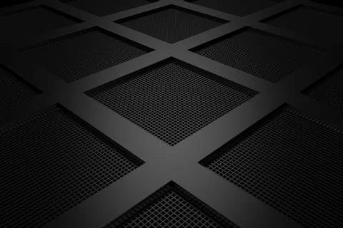 Abstract background of cubes. 3D rendering. Stock Illustration