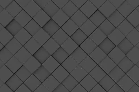 Abstract background of cubes. 3D rendering. イラスト素材