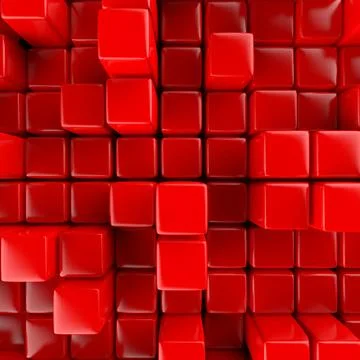 Abstract background of cubes Stock Illustration