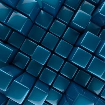 Abstract background of cubes Stock Illustration