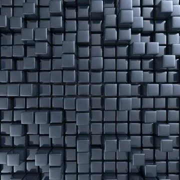 Abstract background of cubes Stock Illustration