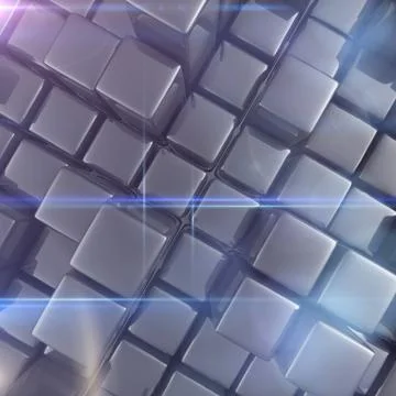 Abstract background of cubes Stock Illustration