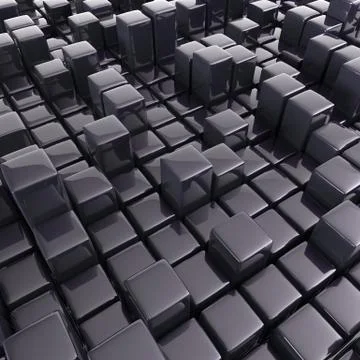 Abstract background of cubes Stock Illustration