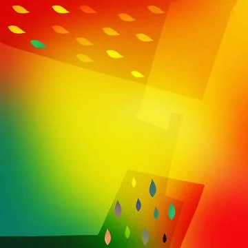 Abstract background with cubes. multicolor forms. social media background idea Stock Illustration
