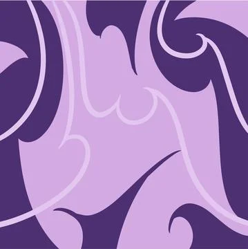 Abstract background with curly and wavy pattern shapes Stock Illustration