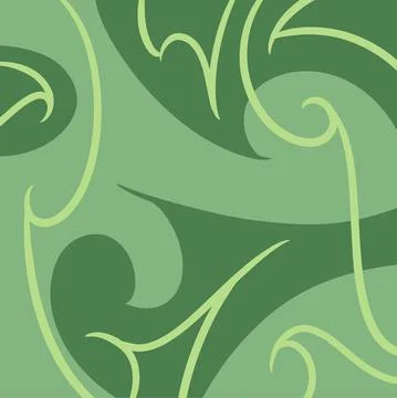 Abstract background with curly and wavy pattern shapes Illustrazione stock